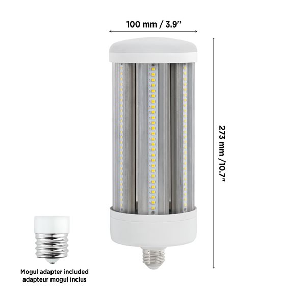 Ampoule à DEL non-réglable Luminus éq. 1000W E26 4000K blanc froid