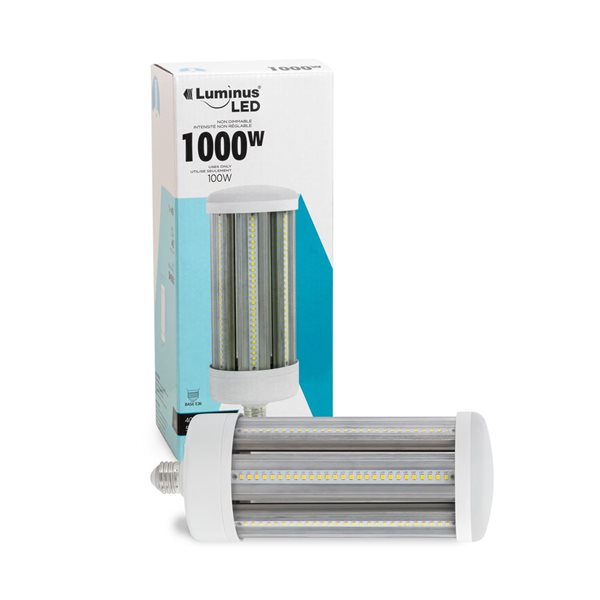 Ampoule à DEL non-réglable Luminus éq. 1000W E26 4000K blanc froid