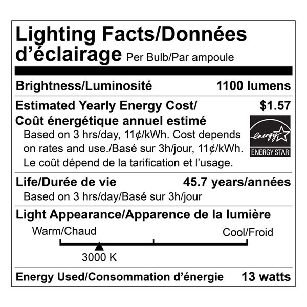 Luminus 60W Equivalent 6-in 3000K Bright White Dimmable LED Disc Light - 6/Pack