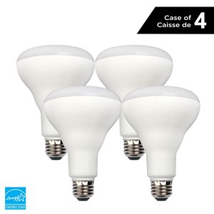 Luminus 65W Equivalent White 2200K to 6500K E26 BR30 Smart Wifi, Dimmable and Tunable LED Bulb - 4 /Pack