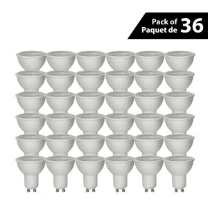 Luminus 50W Equivalent Daylight 5000K Bi-Pin GU10 LED Dimmable Bulb - 36/Pack