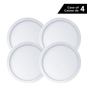 Lumière LED disque à intensité variable Luminus 60 Watt Eq. 9 po 3000K blanc brillant, 1/pqt