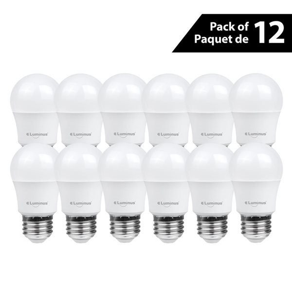 Luminus 40W Equivalent Warm White 2700K E26 A15 LED Non-Dimmable Bulb - 12/Pack