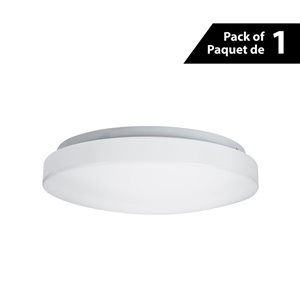 Plafonnier DEL rond encastré à intensité variable Luminus 150 Watt Eq. 13 po 3000K, 1/pqt