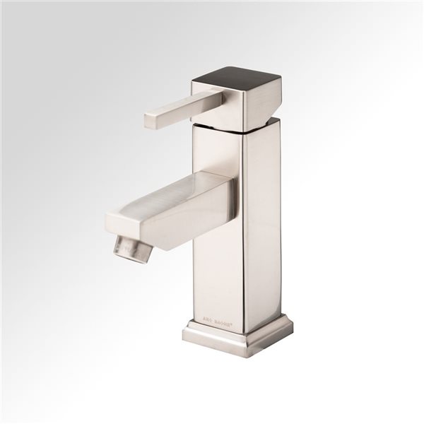 Spa Bathe Robo Brushed Nickel Deck-Mount Single Hole Bathroom Faucet