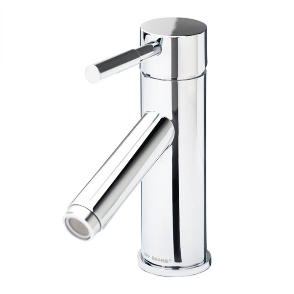 Spa Bathe Rekline Polished Chrome Deck-Mount Single Hole Bathroom Faucet