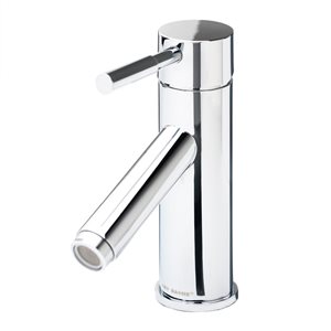 Robinet de salle de bains monotrou Rekline par Spa Bathe chrome poli monté sur cadre