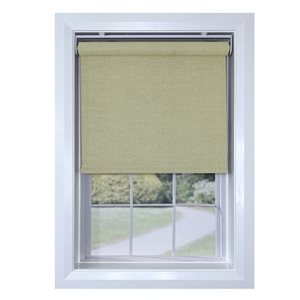 Versailles Home Fashions Marcellus 27-in x 72-in Driftwood Room Darkening Cordless Roman Shades