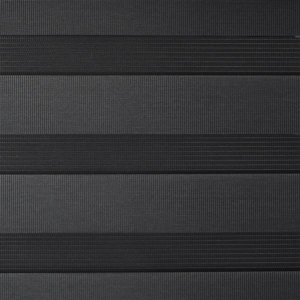 Store assombrissant sans fil Zebra par Versailles Home Fashions, 34 po x 72 po, noir