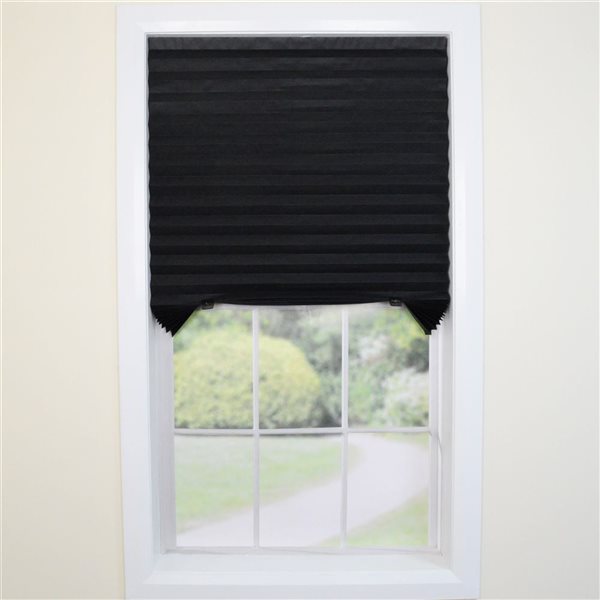 Versailles Home Fashions TempShade 4-Pack 48-in x 72-in Black Room Darkening Cordless Shade