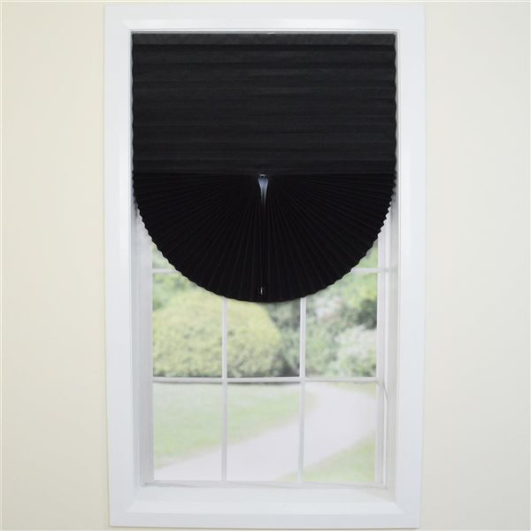 Versailles Home Fashions TempShade 4-Pack 48-in x 72-in Black Room Darkening Cordless Shade