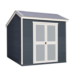 Heartland Alexandria 8-ft x 6-ft Wood Shed with Floor and Polycarbonate Roof