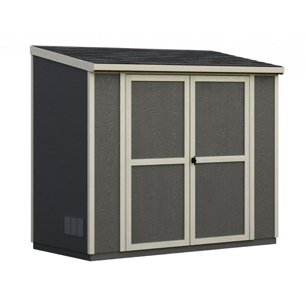 Scottsdale 8-ft x 4-ft Wood Shed