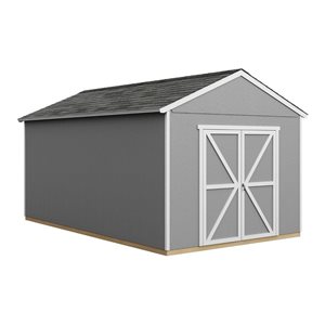 Statesman 10-ft x16-ft Wood Shed with Floor