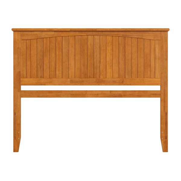 AFI Nantucket Queen Size Solid Wood Panel Headboard in Light Toffee
