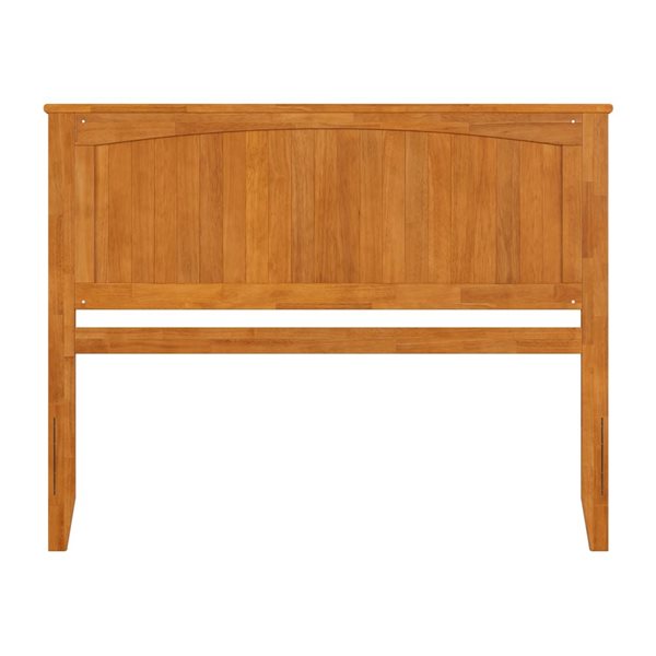 AFI Nantucket Queen Size Solid Wood Panel Headboard in Light Toffee
