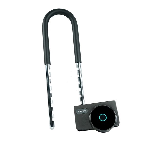 Dalton SmartLock U-Shaped Glass Door Lock - Black