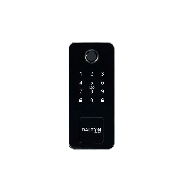 Serrure de porte à empreinte digitale Wi-Fi Smart Lock de Dalton, noir