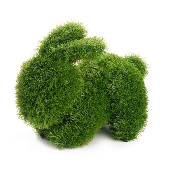 naturae decor 12-in Green Artificial Turf Topiary Rabbit