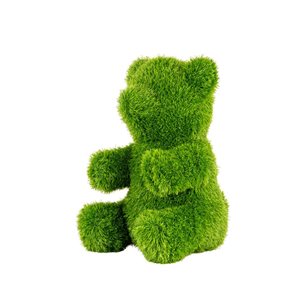 naturae decor 19-in Green Artificial Turf Topiary Bear