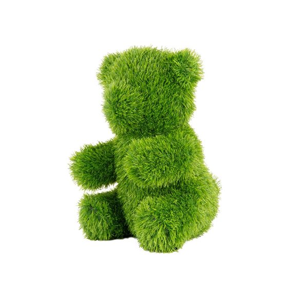 naturae decor 13-in Green Artificial Turf Topiary Bear