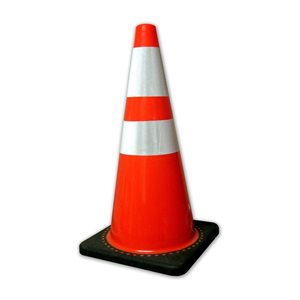 Workhorse 28-in Heavy-Duty Traffic Cone with 3-lb Base