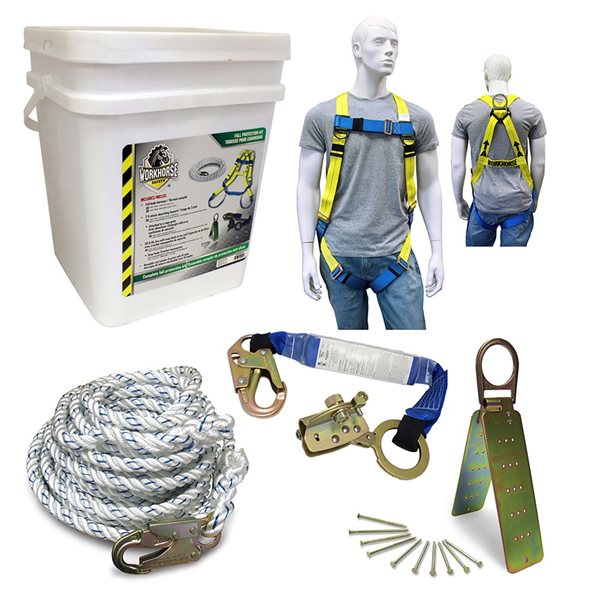 Workhorse Roofer'S Kit with 25-ft Line