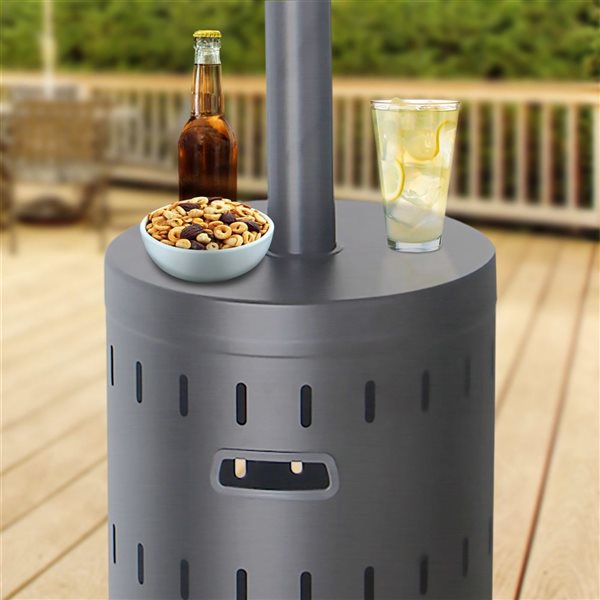 Paramount Flat Top Patio Heater, Grey