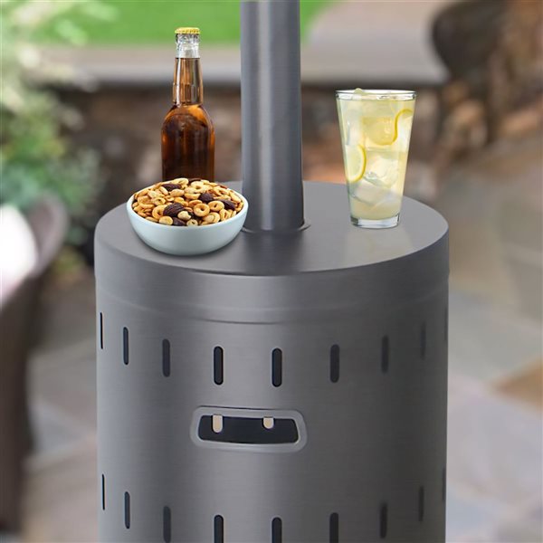 Paramount Flat Top Patio Heater, Grey