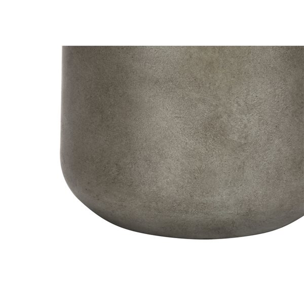 Lampe de table contemporaine 24 po Monarch Specialties béton gris avec abat-jour beige