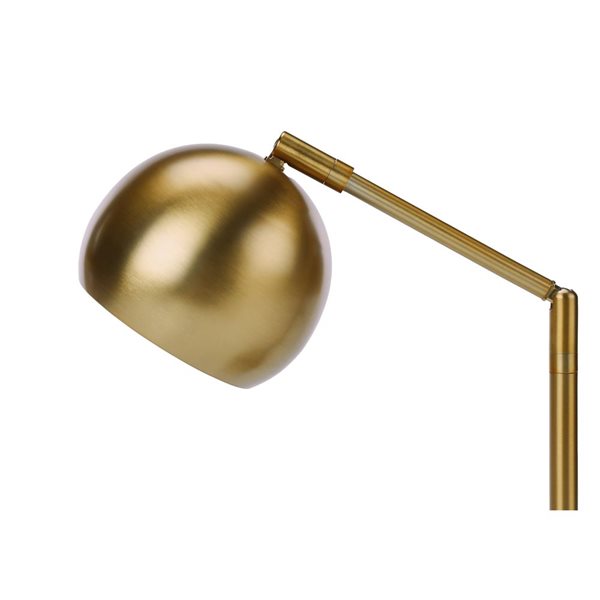 Monarch Specialties 19-in Gold Metal Contemporary Table Lamp