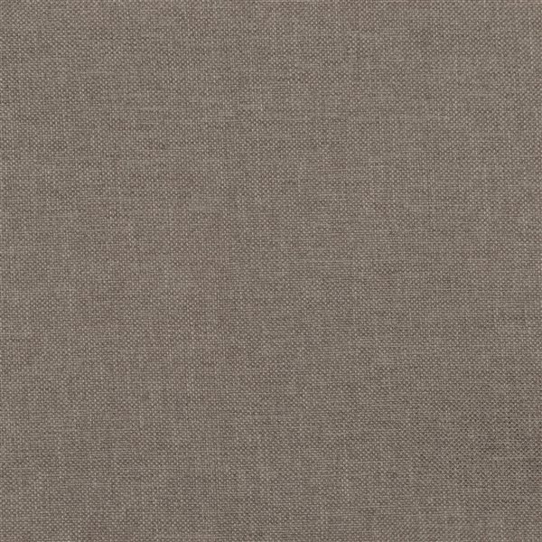 CorLiving Georgia 23-in Taupe Linen-Like Fabric Square Ottoman