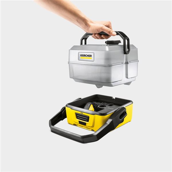 Karcher OC 3 Plus 72 PSI 1.8-gal. Cold Water Battery-Powered Portable Pressure Washer with Spray Gun and Hose