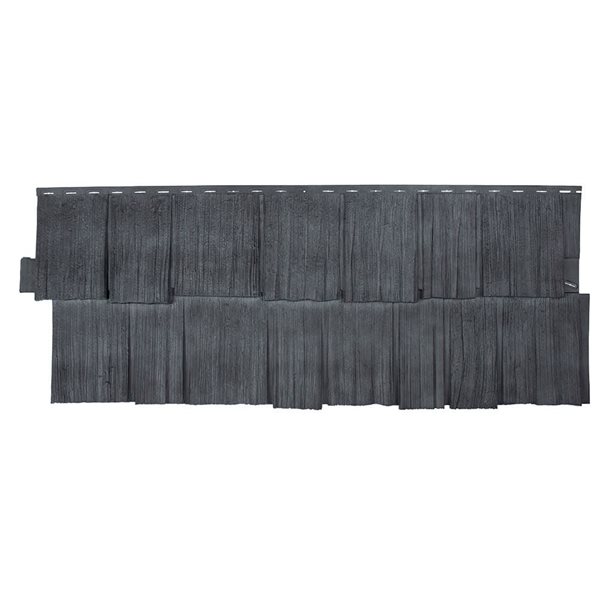 Shake Panel Box Novik NovikShake 18.8-in x 48.4-in Anthracite HS Hand Split Shake ...