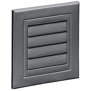 Novik 7.13-in x 7.88-in Charcoal Gray Dryer Vent Block