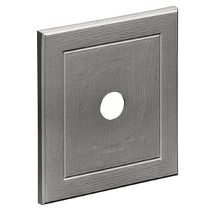 Novik 7.13-in x 7.88-in Charcoal Gray Universal Mounting Block