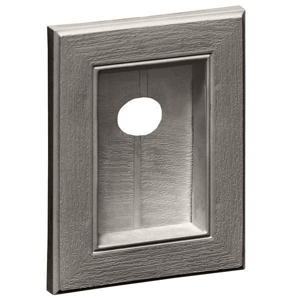 Novik 5.25-in x 7-in Sable Brown Recessed Split Block