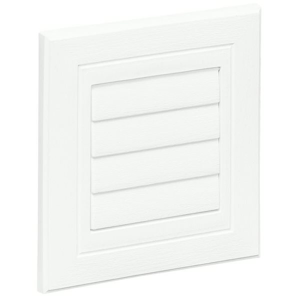 Novik 7.13-in x 7.88-in White Dryer Vent Block