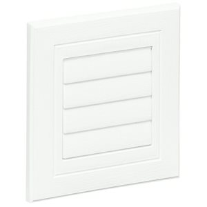 Novik 7.13-in x 7.88-in White Dryer Vent Block