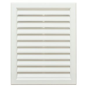 Novik 18-in x 24-inWhite Rectangular Gable Vent