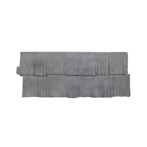 Shake Panel Box Novik NovikShake 18.8-in x 48.4-in Basalt HS Hand Split Shake Polymer ...