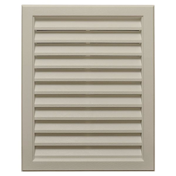 Novik 18-in x 24-in Sandstone Rectangular Gable Vent