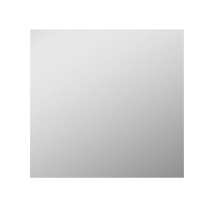 Miroir de salle de bains sans cadre Reece de Decor Wonderland 19 po carré, argent