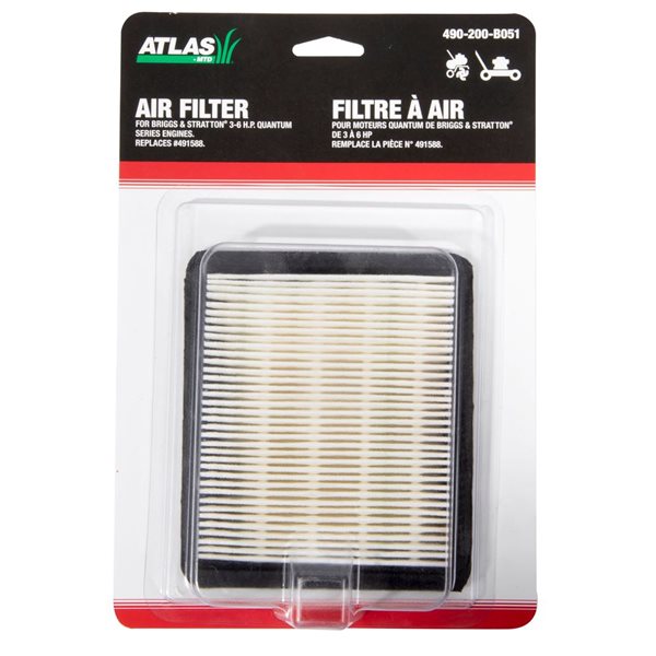 Atlas Air Filter: B&S Quantum (OE # 491588S) (5043K)