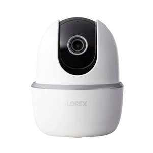 Caméra de sécurité Lorex Wi-Fi 2K panoramique et inclinable pour l’intérieur