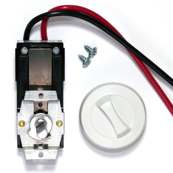 Cadet Com-Pak White 22 amp Single Pole Built-in Thermostat Kit