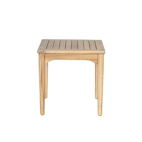 LH Home Sonoma 20-in x 20-in Acacia Outdoor Square Side Table