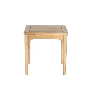 LH Home Sonoma 20-in x 20-in Acacia Outdoor Square Side Table