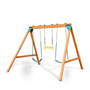 Gorilla Playsets Basic Wooden Swing Set