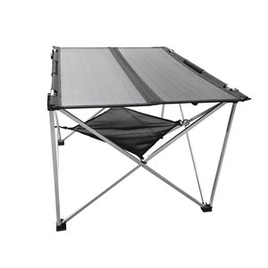 Technaxx TX-252 60-watt 26-in x 32-in Black Foldable Solar Camping Table